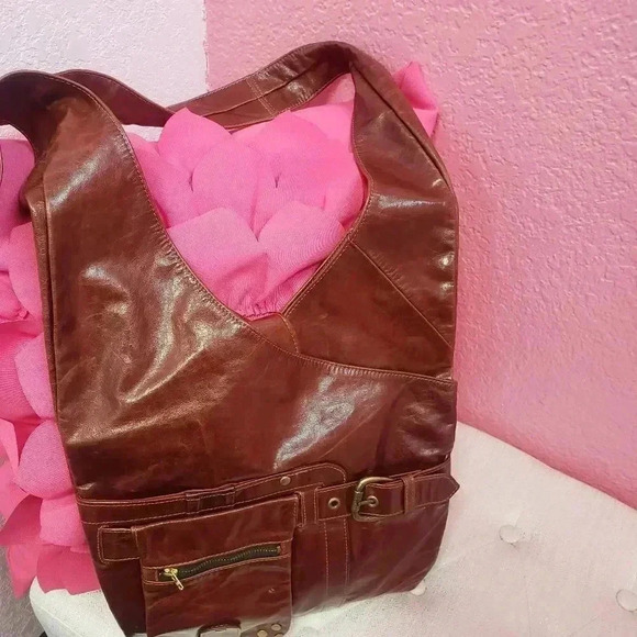 Viva Bags of California Leather Crossbody Purse - Picture 3 of 12